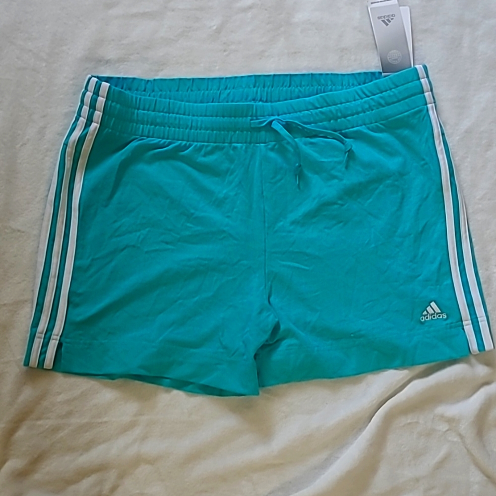 NWT Turquoise Adidas Shorts